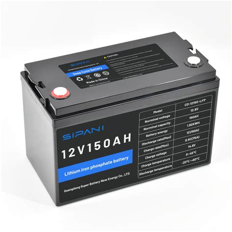 12.8V 100Ah Lithium Deep Cycle Battery .